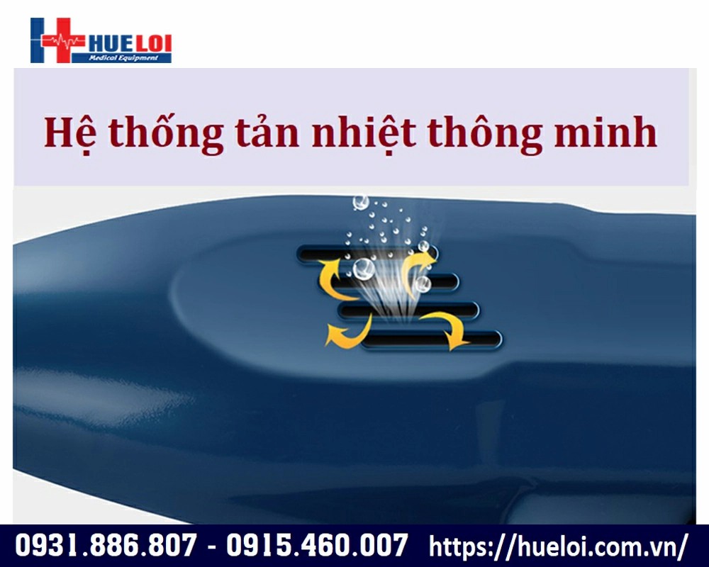 quạt tản nhiệt của súng bấm huyệt