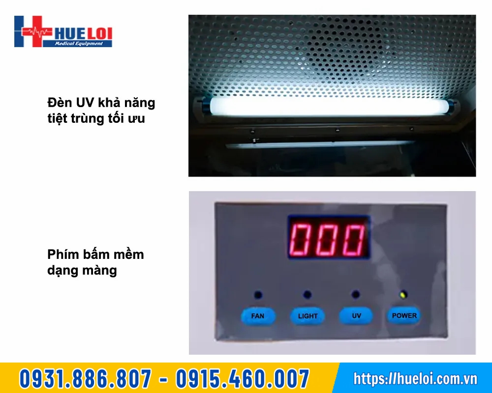 tủ an toàn sinh học cấp 1 cho phòng thí nghiệm