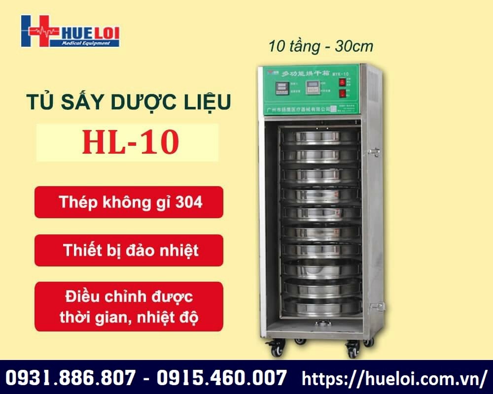 tủ sấy thuốc bắc